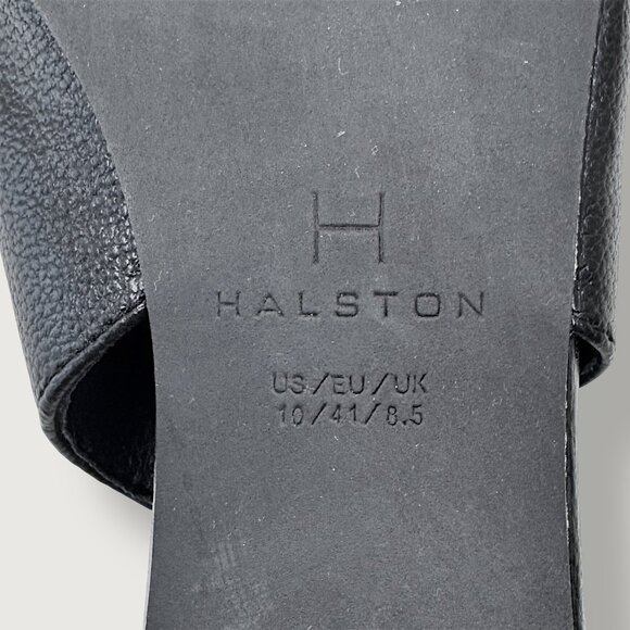 H By Halston | 10 | Pointed Toe Slingback Flats | Black | Classic | Minimalist - Picture 7 of 16